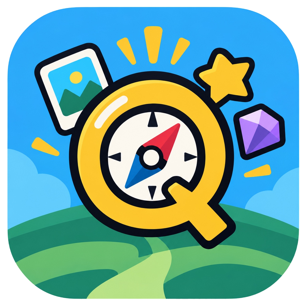 Questibbles compass logo